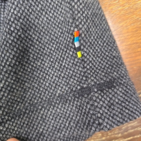 Smartwool Fleece Half Zip Sweater Jacket Grey Heritage Trail Men's M Wool Blend - Picture 6 of 11
